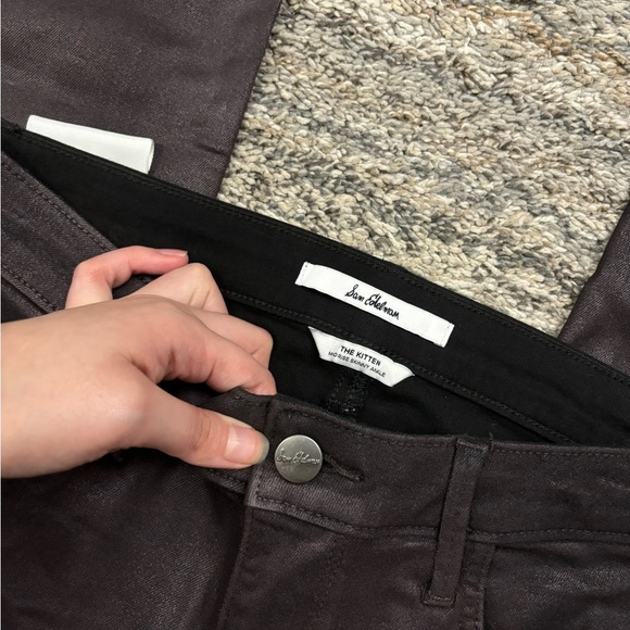 Sam Edelman The Kitten Mid Rise Skinny Ankle Deep Plum Jeans Sz 8/29 NWT - - Picture 6 of 13